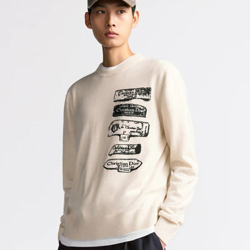 (국내배송, 당일출고) 디올 아카이브 라벨 스웨터 ~2Color~